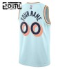 Dres San Antonio Spurs Prilagođeni Nike 2024-25 City Edition Plava Swingman - Dječji